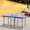 thumbnail image 2 of Soozier Table de Ping-Pong Pliante, Table de Tennis de Table Portable avec Poignées, 2 of 10
