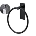 thumbnail image 1 of Brushed Towel Ring, Hand Towel Holder for Bathroom, Self Adhesive Hand Towel Rings for Bath, Kitchen, RV, No Drill Hole, 1 of 6