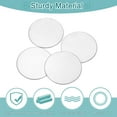 thumbnail image 3 of Uxcell 4 Pack Stainless Steel Disc, 2 3/8"(60mm) Dia 0.05"(1.3mm) Thick 304 Stainless Steel Flat Round Sheet Blank Round Circle Plate for Crafts Metal Stamping and Jewelry Making, 3 of 7