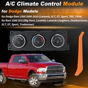 Unique Bargains 55056826AB A/C Heater Climate Control Module for Dodge for Ram 1500 2009-2011 HVAC Control Switch Panel Replacement No.55056826AC/55056826AD/55056826AE