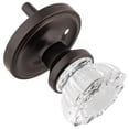 thumbnail image 5 of nostalgic warehouse clacry_psg_238_nk crystal solid brass passage knob set with classic rose and 2-3/8" backset, 5 of 7