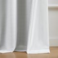 thumbnail image 4 of SUNSHIELD SIGNATURE Colton 100% Blackout Curtains for Living Rooms, Single Curtain Grommet, 50” x 63”, White, 4 of 7