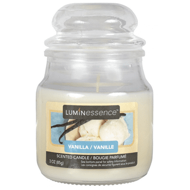 Vanilla Candle Jars - Vanilla Scented Candles for Home 8 Pack - Small Glass Jars 3 oz