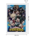 thumbnail image 2 of Diamond Art Kits for Adults My Hero Academia Diamond Art Gem Art Painting Full Drill Round Art Gem Painting Kit for Home Wall Decor Gifts 8"x12", 2 of 7