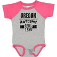 thumbnail image 3 of Inktastic Oregon Awesome Since 1859 Boys or Girls Baby Bodysuit, 3 of 5