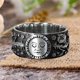 thumbnail image 3 of Anillo De Universo Antiguo, Anillo Inspirador De Anime De Dibujos Animados, Anillo De Copo De Nieve, Sol, Universo, Regalo De Cumpleaños Cateissary AP007348-02, 3 of 6