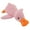 Pink, variant on Furry Plush Duck Shape Dog Quack Chewing Toy Safe Toy with Rattle Sound Toy Gift for Kitten Rattle Sound
