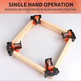 thumbnail image 4 of 1pcs 90 Degree Corner Clamp Wood Angle Clamps Woodworking Frame Clamp Corner Holder Woodworking Positioning Fixture Hand Tool, 4 of 5