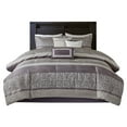 thumbnail image 1 of Madison Park Rhapsody 7-Piece Polyester Jacquard Comforter Set in Purple, 1 of 16