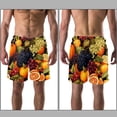 thumbnail image 3 of luoweisi Men's Beach Shorts Quick Dry Swim Trunks with Mesh Lining Fruit XL, 3 of 5