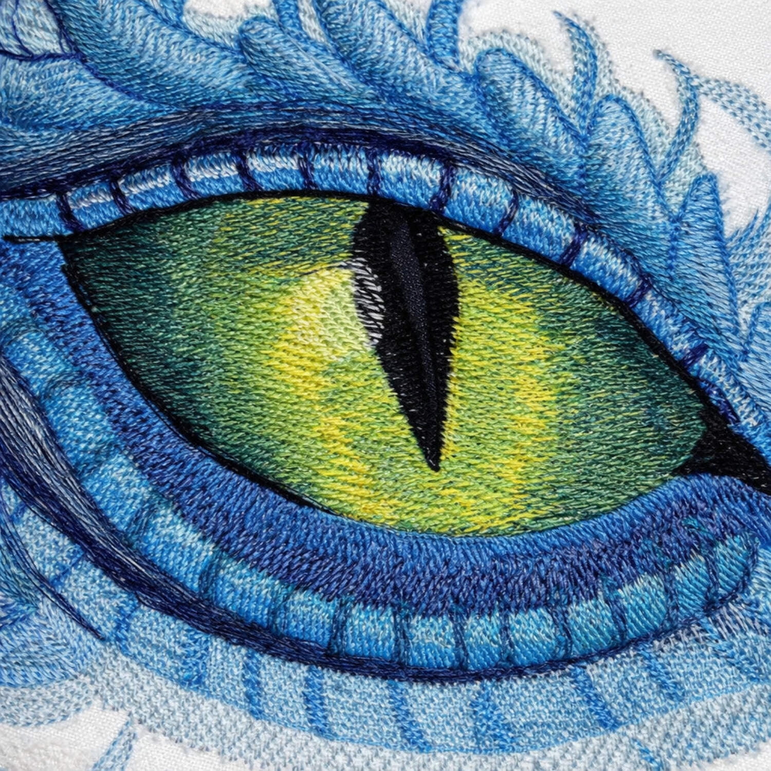 From Mystery to Magic Dragon Eye Embroidery Patch Large Fantasy Dragon Eye Iron On or Sew On Applique (8.8" x 5.85") for Jackets, Backpacks  DIY Projects