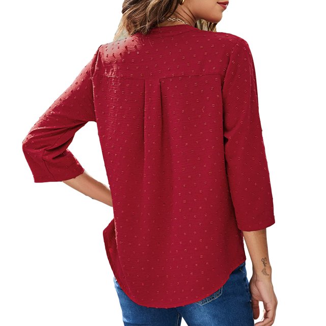 Blusa Informal Para Mujer, Cuello Redondo, Manga Tres Cuartos, Cremallera Para Trabajo Para Dama Para Club ANGGREK Ocean Broad Surfboard Fins
