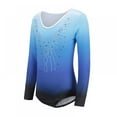 thumbnail image 3 of Girls Ballet Leotard Dancewear, Long Sleeve Gym Suit Onesies Training Suit for Dance, Gymnastic, 3 of 8