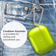 thumbnail image 6 of Airpods Pro Case, GMYLE Clear Protective Shockproof Earbuds Wireless Charging Case Cover 2019 2020, Compatible for AirPods Pro (Clear Neon Yellow), 6 of 6