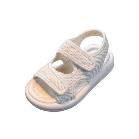 

Binmer Baby Girls Boys Children S Beach Shoes Soft Sole Toe Crash Sandals Roman Sandals