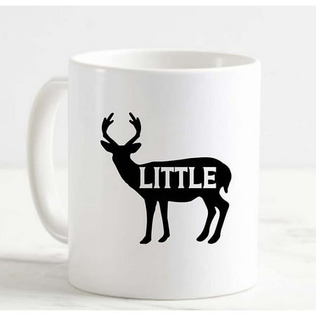 

Coffee Mug Little Deer Doe Family Animals Nature Hunting White Cup Funny Gifts for work office him her