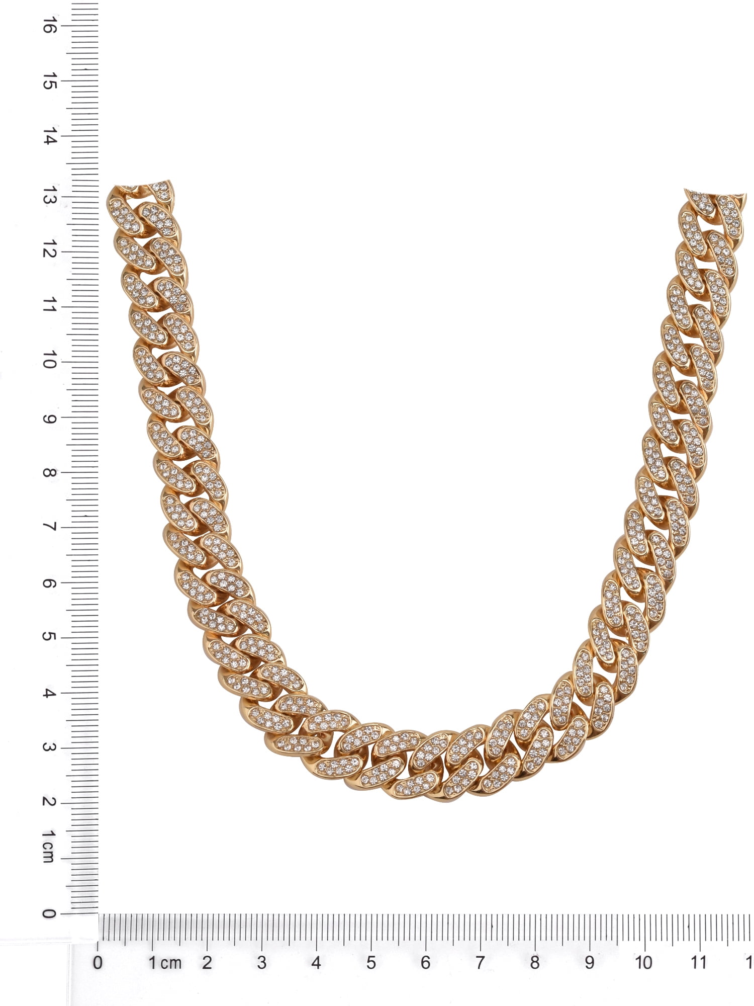 Believe by Brilliance Men's Adult Male 14KFG Curb Chain Necklace