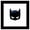 Black Framed Version, variant on Gallery Pops DC Comics Batman - Batman Cowl Wall Art, Unframed Version, 12" x 12"