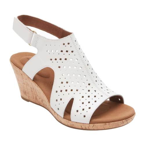 women's briah perforated slingback wedges