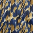 thumbnail image 1 of oneOone Cotton Silk Royal Blue Fabric Ikat Craft Projects Decor Fabric Printed By The Yard 42 Inch Wide, 1 of 4