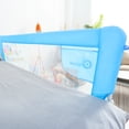 thumbnail image 3 of Mesh Safety Baby Bed Rails, 70 Inches, Blue, 3 of 15