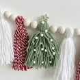 thumbnail image 2 of 8PCS 16.2" Boho Christmas Tassel Garland with Wooden Beads, Bohemian Wall Decor for Holiday, Party, Wedding & Photography Backdrop, 2 of 9