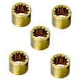 thumbnail image 2 of DYNWAVECA Pool Cue Ferrule Tube Billiard Cue Ferrule Lightweight Replacement 10mm Compact Pool Cue Head Pool Cue Tip Billiard Accessory 10mm with Teeth, 2 of 9