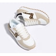 thumbnail image 6 of LUCKY STEP Stylish Retro Platform Sneakers Casual Walking Running Shoes,Beige/Leopard,Womens, 6 of 11