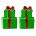 thumbnail image 3 of YAOMOBB Long-lasting Christmas Ornament Add Holiday Cheer with 2Pcs Christmas Bear Ornament Mini Cartoon Santa Claus Snowman Tree Gift Box Solid Resin Desktop Decorations, 3 of 6
