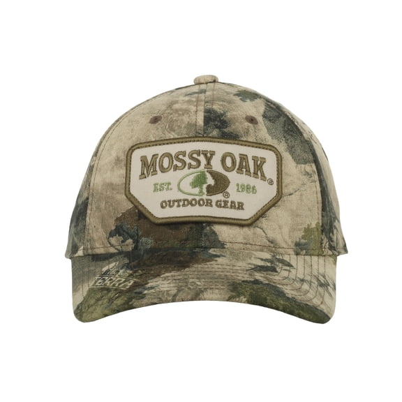 Mossy Oak® Terra Gila Camo Hunting Cap – Full Fabric, Scout Patch, Snapback, One Size