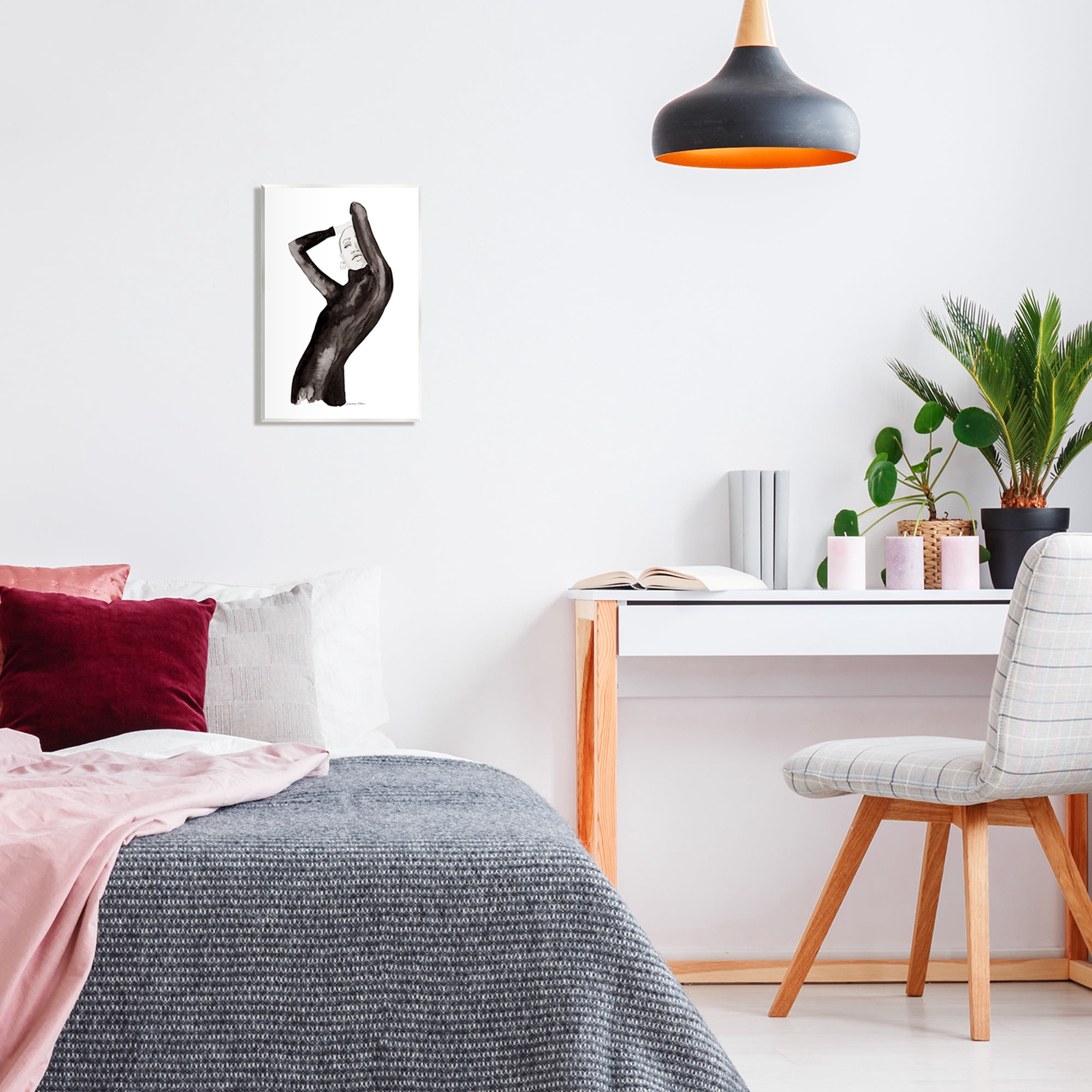Stupell Industries Fashion Illustration Girl Beauty & Fashion Painting Unframed Art Print Wall Art, 10 x 15