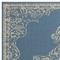 thumbnail image 4 of SAFAVIEH Beach House Harding Traditional Indoor/Outdoor Area Rug Cream/Blue, 8'6" x 12', 4 of 6
