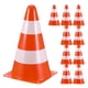 thumbnail image 1 of 10 conos de tráfico pequeños de plástico de 22 cm de alto para entrenamiento. Marcadores de agilidad para ejercicios de fútbol, baloncesto y actividades al aire libre., 1 of 8