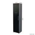 thumbnail image 4 of Tall Modern Stackable Wall Mounted Storage Cabinet with Movable Shelves and Doors,Wooden Wall Mounted Storage Cabinet for Bedroom, Living Room, Kitchen, Laundry Room, Bathroom and Garage, Black, 4 of 7