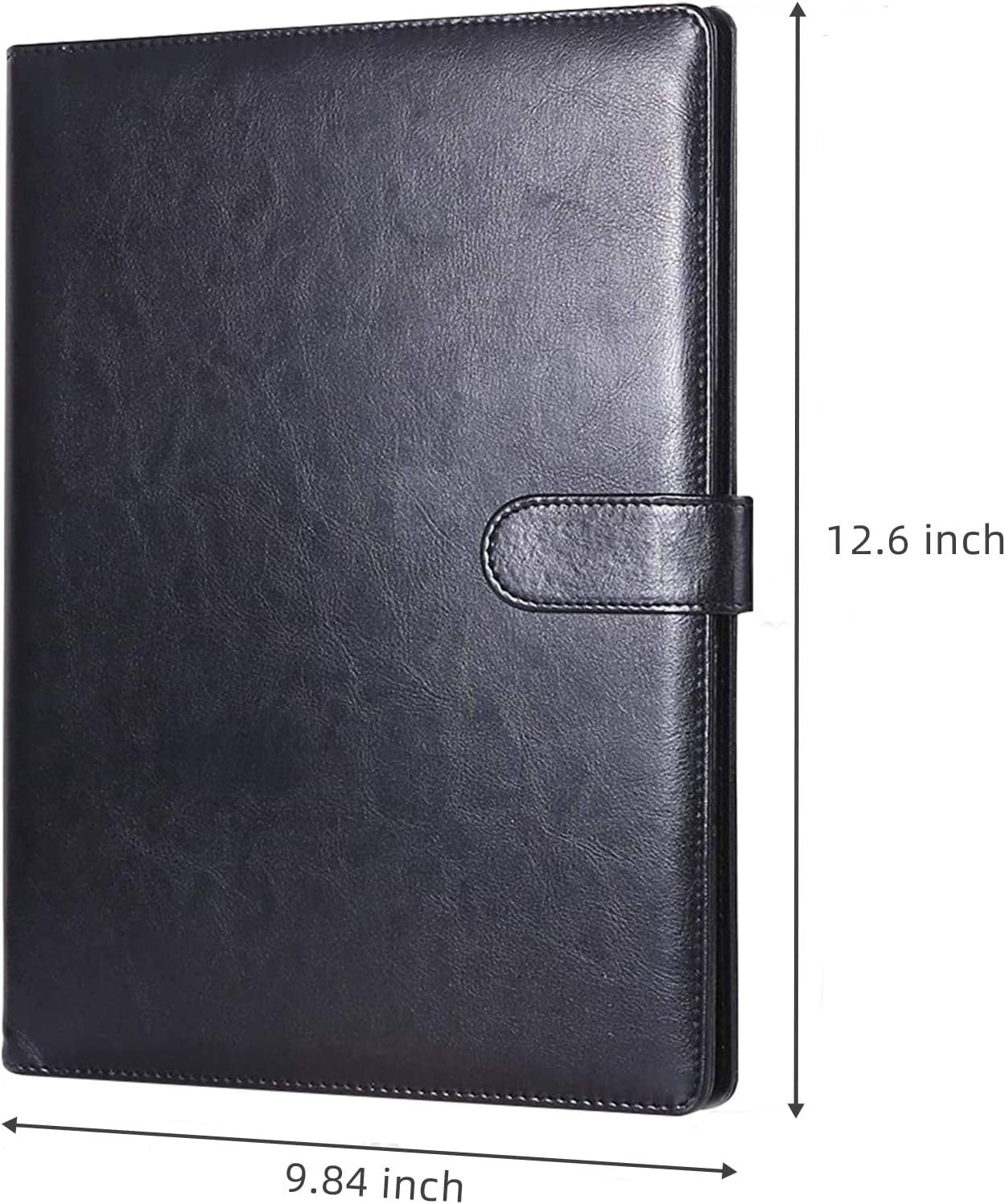 Padfolio Clipboard Folder Portfolio,Faux Leather Storage Clipboard with Cover for Legal Pad Holder Letter Size A4 Writing Pad for Business School Office Conference Notepad Clip Boards