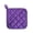 Clearance Sale Purple, variant on YaoZQ Black Cotton Pot Holders Heat Resistant Square Trivets Hot Pads for Cooking Baking Kitchen Table Protection 7.1 inch