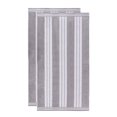 thumbnail image 2 of Superior Cotton Striped Oversized Beach Towel Set of 2, 34" x 64", Light Grey, 2 of 11