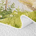 thumbnail image 5 of Erosebridal Chicken Quilt King for Girls, Rose Garden King Coverlet Set, 3 Pieces 1 Bedspread and 2 Pillowcases, 5 of 7