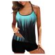 thumbnail image 1 of Trajes de baño tankini Dnzceghtig para mujer, trajes de baño retro de dos piezas, ropa de baño modesta, camisetas sin mangas deportivas con pantalones cortos XL, 1 of 6