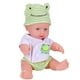 thumbnail image 4 of High Simulation Vinyl Baby Doll With Clothes Newborn Sleeping Bath Toy (Green), 4 of 4