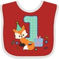 thumbnail image 3 of Inktastic Im 1 Years Old with Fox Boys or Girls Baby Bib, 3 of 4