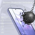 thumbnail image 4 of KOMI for Google Pixel 9 Pro XL Case, Silicone Phone Case with 1 Screen Protector, Soft Anti-Scratch Microfiber Lining, Full Body Shockproof Slim Cover Support Wireless Charging, Lavender Purple, 4 of 5