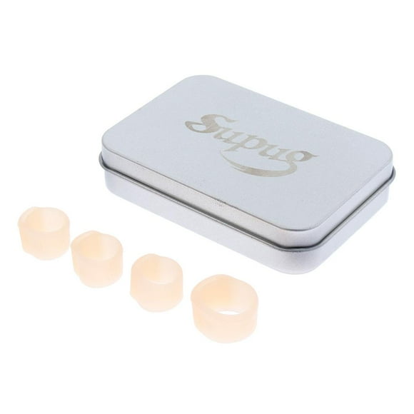 4 Piezas de con Caja de Almacenamiento Guzheng para de Música Conjunto de Recolección medio para CUTICAT Guzheng Protector de punta de dedo