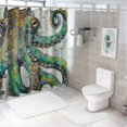thumbnail image 7 of Orinice  Bathroom Shower Curtain Colorful Fashion Octopus Shower Curtains Durable Fabric Bath Curtain Waterproof Bathroom Curtain with 12 Hooks, Colorful Fashion Octopus Shower Curtain 36x72, 7 of 7