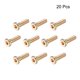 thumbnail image 4 of Tornillos de muebles M6x20mm con socket hexagonal, fijaciones galvanizadas, tornillos de rosca completa de acero al carbono, 20 Pcs, 4 of 4