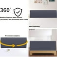 thumbnail image 4 of Funda elástica para cabecera de cama, funda de cabecera cuadrada pequeña de jacquard, funda para cabecera de cama a prueba de polvo para dormitorio, cabecera de cama a prueba de suciedad, 4 of 6