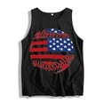 thumbnail image 4 of HaoXianJian 4th of July Patriotic TTank Top Shirts Women n USA Flag T-Shirts Vintage USA Graphic Tee Top Going Out Top for Women Sleeveless Patriotics Tshirt Summer Blouses for Women n 2025 S-XXL, 4 of 4