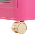 thumbnail image 7 of Aukfa 5 Tier Collapsible Storage Bins,20" Side Plastic Storage Cabinet with Wheels,Pink, 7 of 7