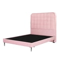 thumbnail image 2 of Cabecera Creta Individual + Base Cama Slim Rosa, 2 of 8