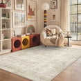 thumbnail image 3 of KUETH 8X10 Vintage Area Rugs Machine Washable Rugs for Living Room, Non Slip Flat Pile Rug with Rubber Backing, Boho Rug for Entryway Bedroom Dining Room Home Office, 3 of 10